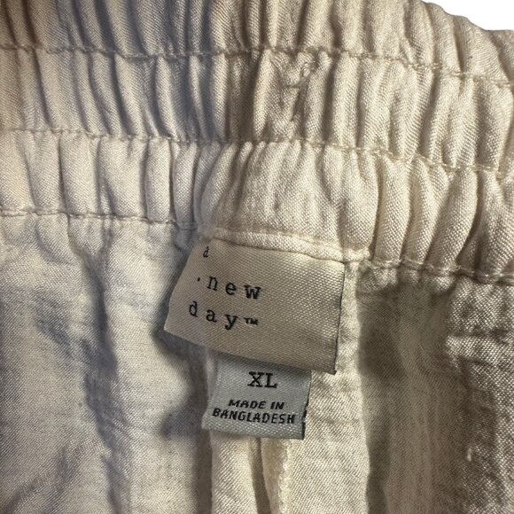 A New Day Gauze Tank & Pant Set in Cream | XXL Top & XL Bottom - Picture 4 of 4